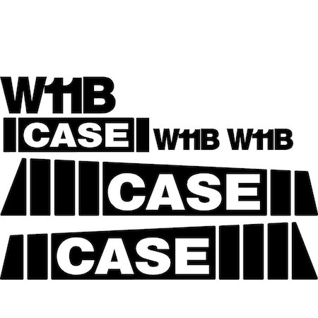 Aftermarket New Fits Case Wheel Loader W11B Decal Set MAE30-0014